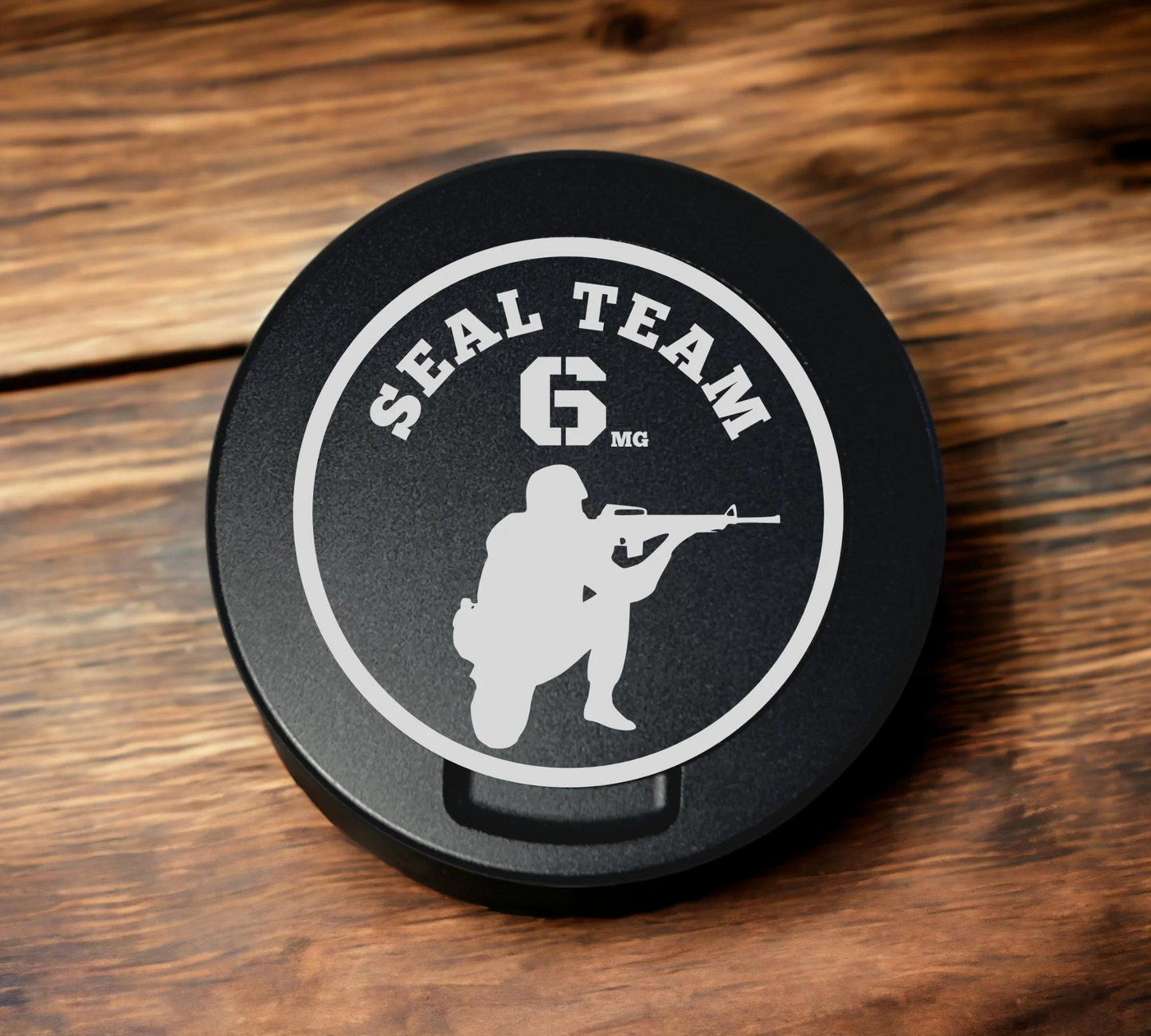 Seal Team 6 Mg- Engraved Metal Nicotine Tin - Metal Nicotine Can