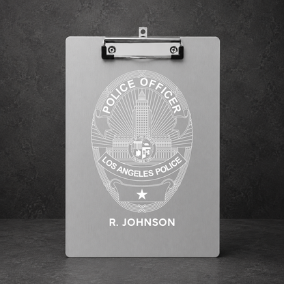 Custom Engraved Aluminum Clipboard