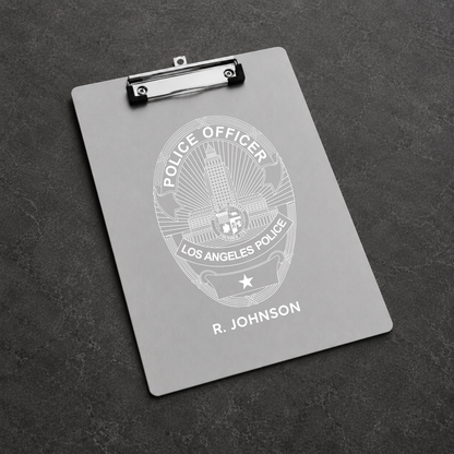 Custom Engraved Aluminum Clipboard