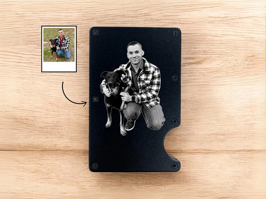 Custom Engraved Metal Wallet